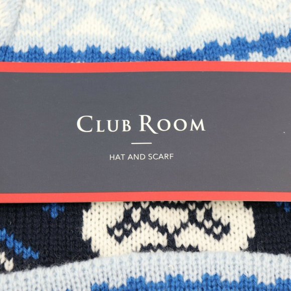 Club Room, Men’s Bulldog Hat & Scarf Set, MSRP $50 - Picture 4 of 7